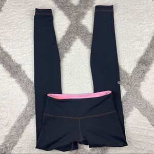 Womens Lululemon Reversible Whnder Wunder Leggings